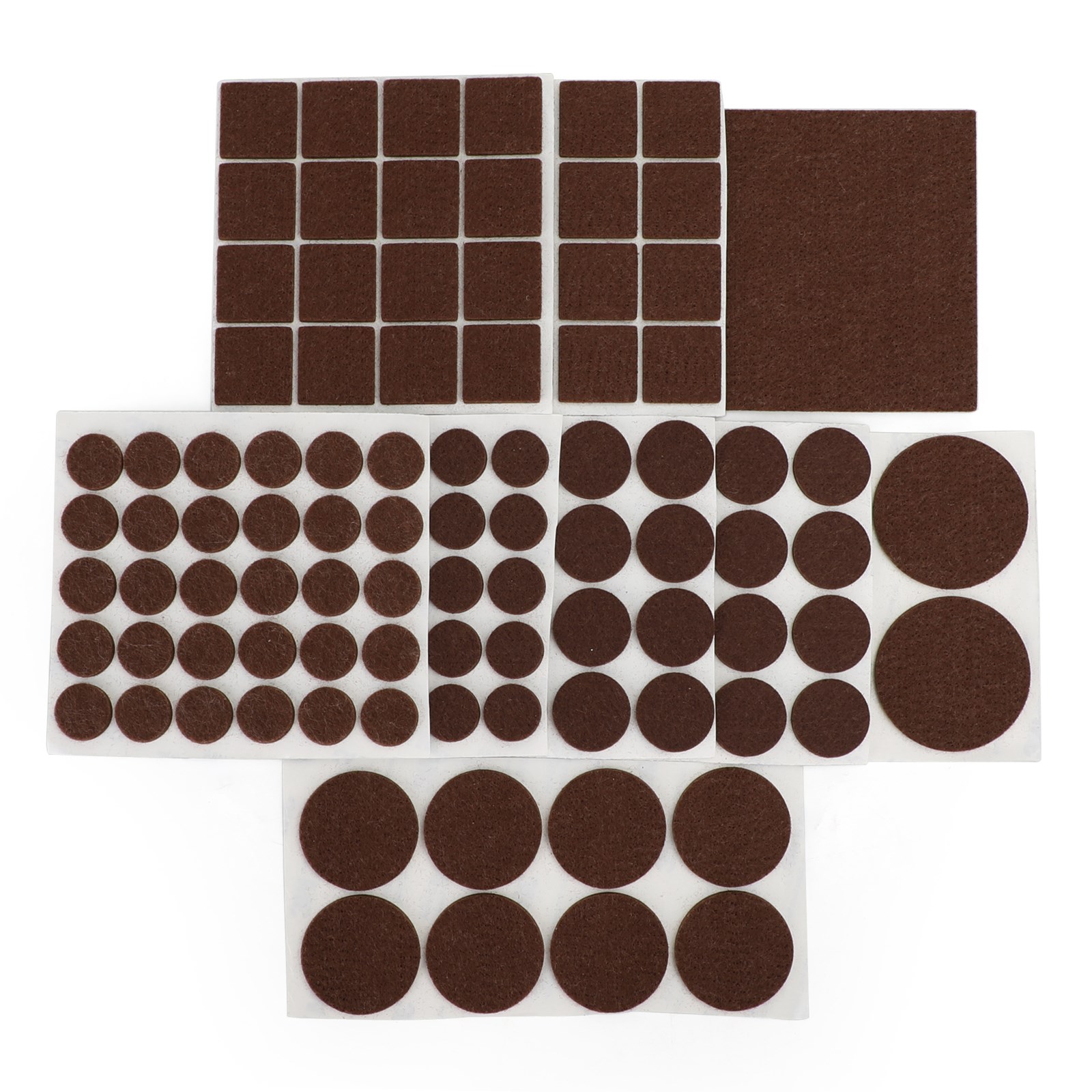 Furniture Floor Protectors Foam Pads Kit Round Square for Laminate Vinyl Wood Application