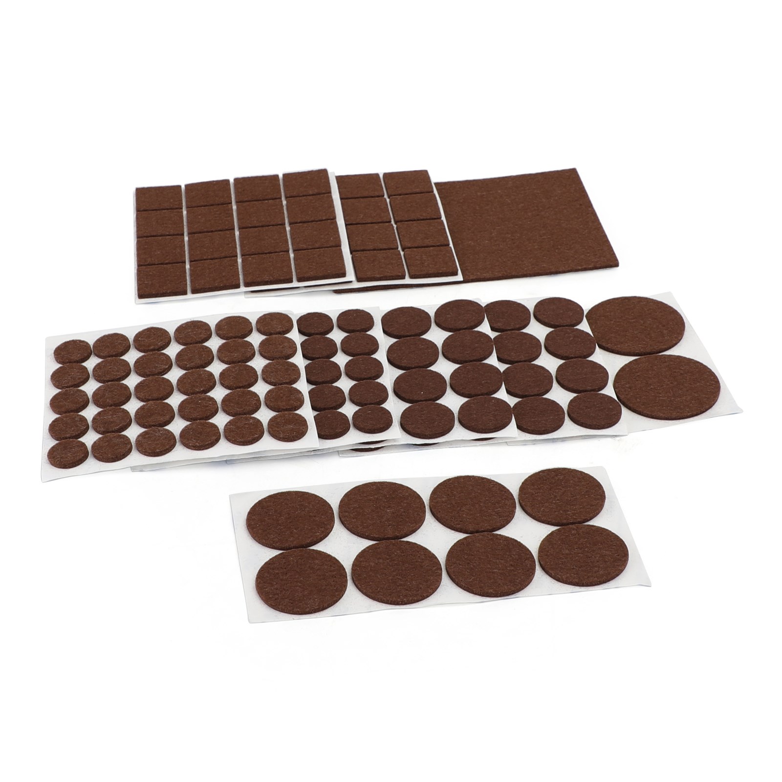 Furniture Floor Protectors Foam Pads Kit Round Square for Laminate Vinyl Wood Application on Chair