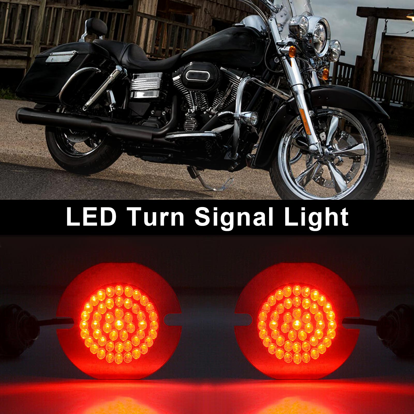 Touring Road King Softail 1156 LED方向燈燈泡-極限超快感