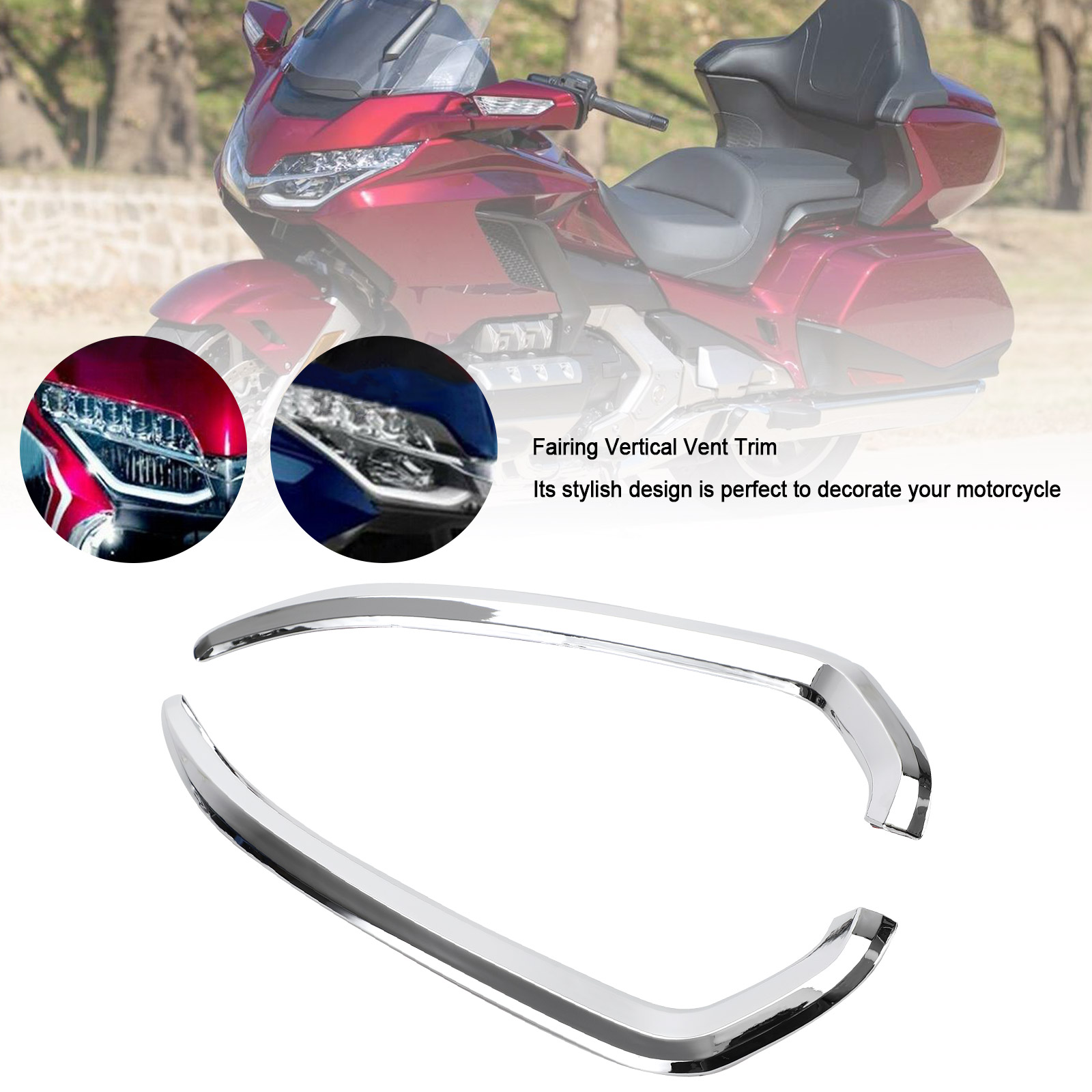 Honda Goldwing 1800 Gold Wing GL1800 2018-2021 下通風口飾條-極限超快感