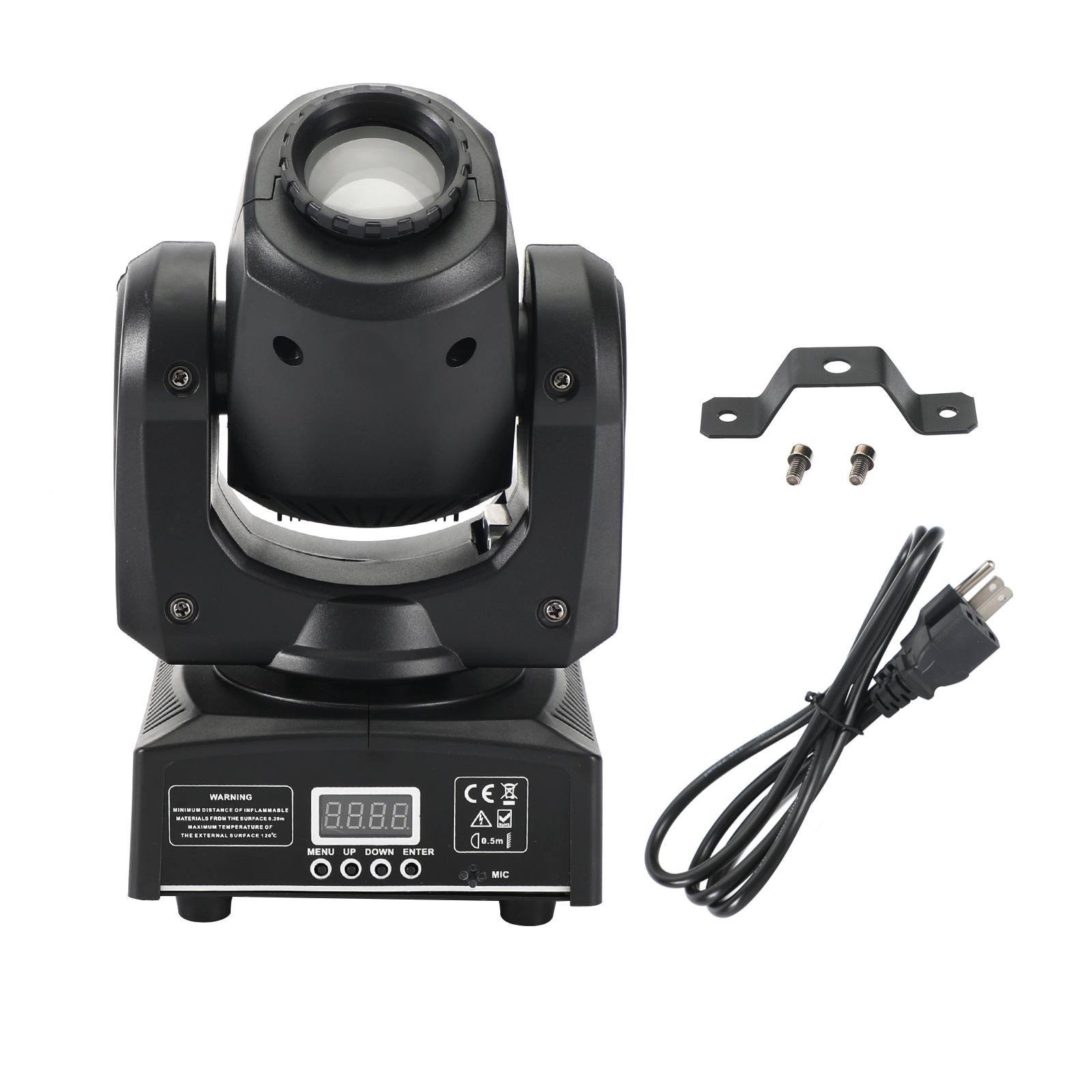 Moving Head Stage Light RGBW LED Beam with 8 Gobo Effects DMX DJ Disco Party Lighting Wedding Gobo Projection