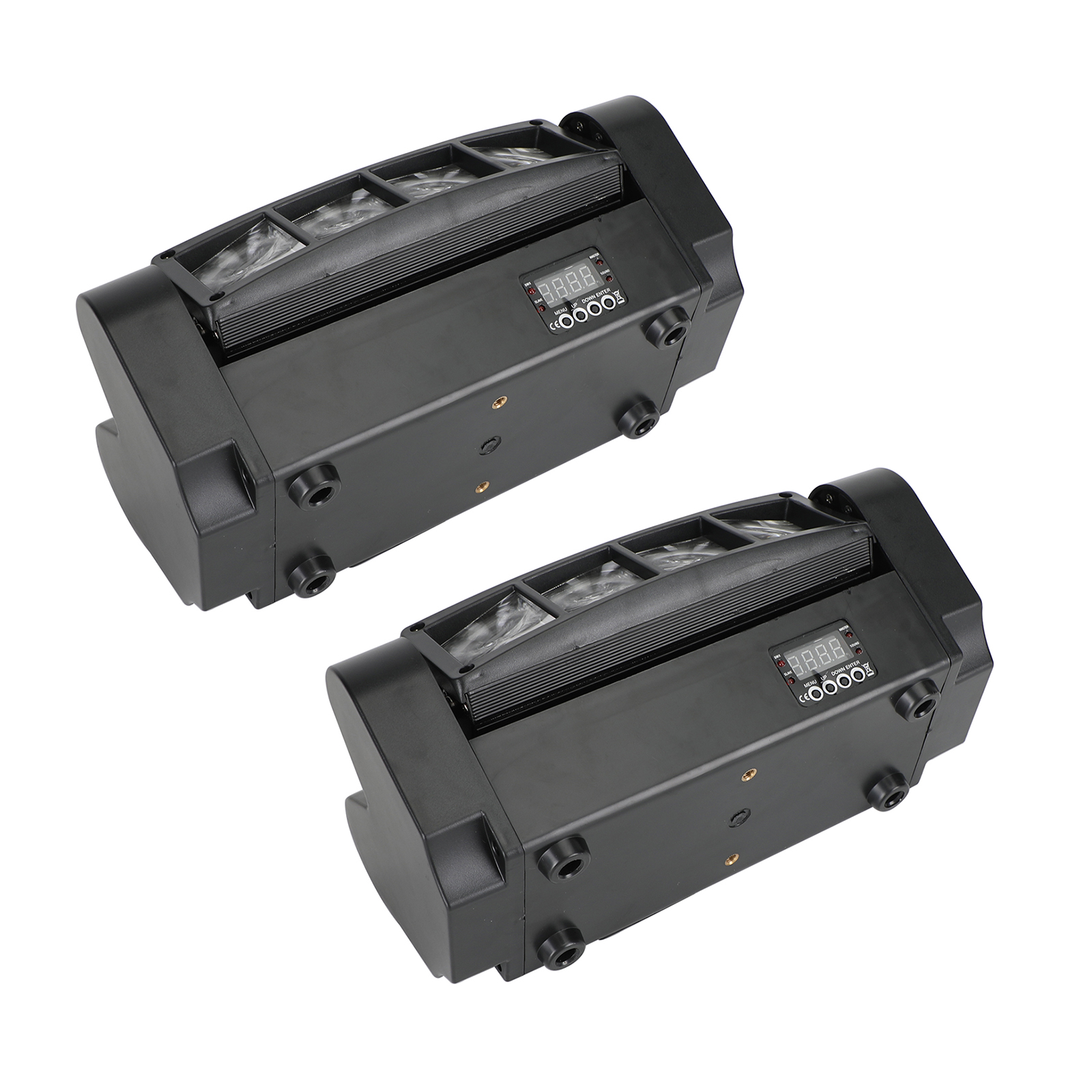 2Pcs 80W 8LED RGBW Spider Moving Head Stage Lighting Beam DMX Party DJ Lighting Dual Arm Rotation