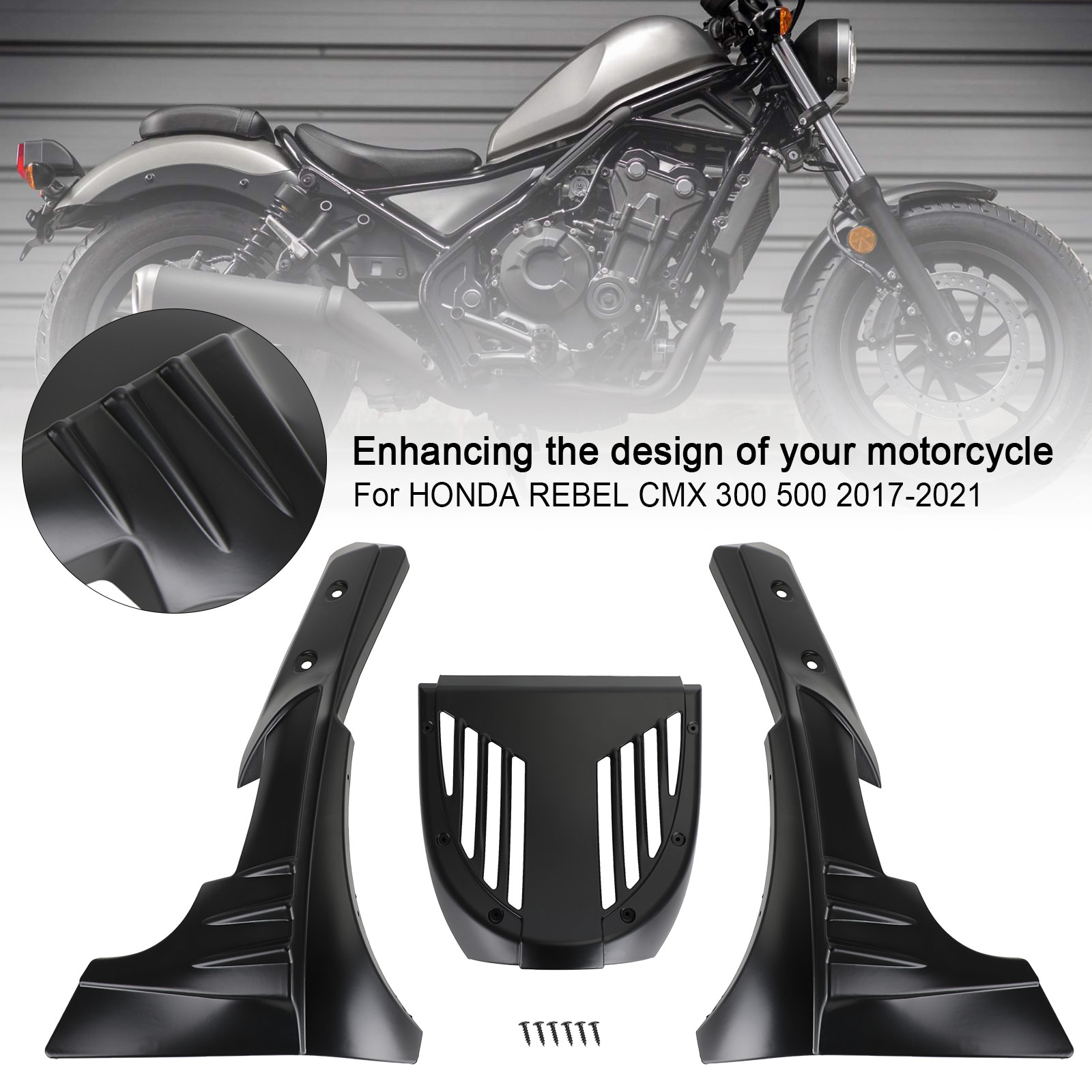 HONDA REBEL CMX  500 2017-2021 下導流罩-極限超快感