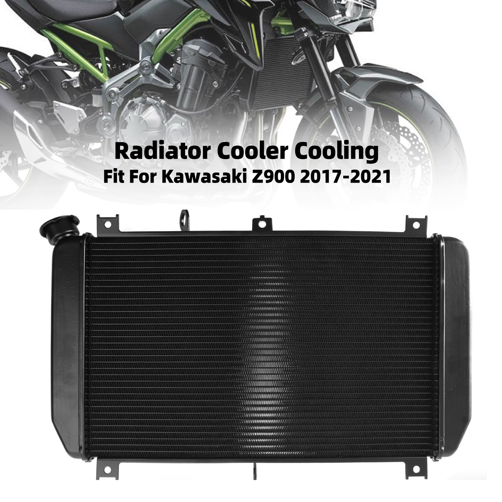 Kawasaki Z900 2017-2021 專用水箱散熱器-極限超快感