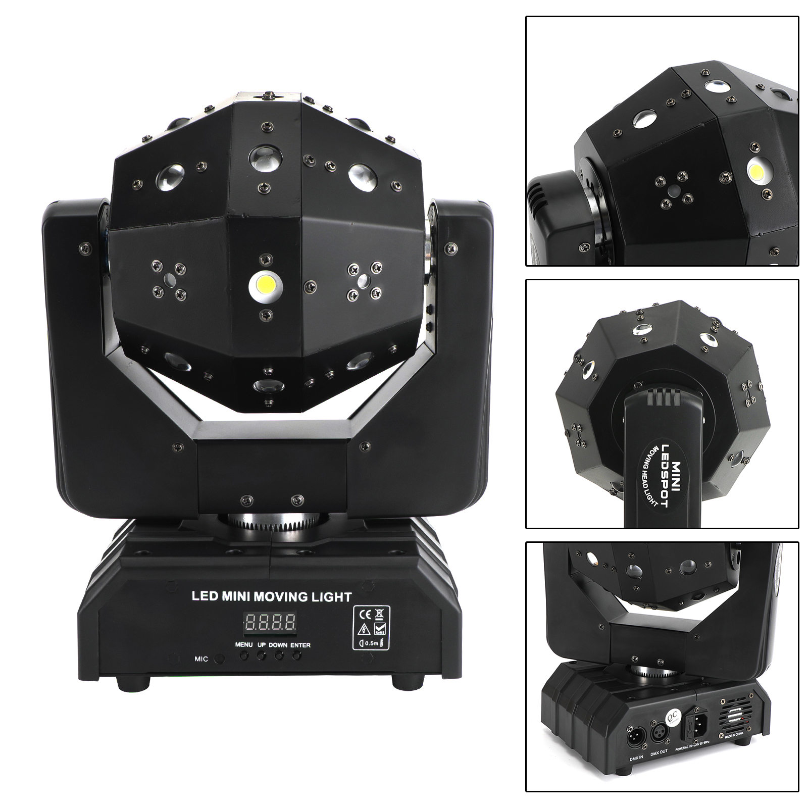 RGBW 3In1 LED Laser Moving Head Stage Light Full Setup for KTV Bars