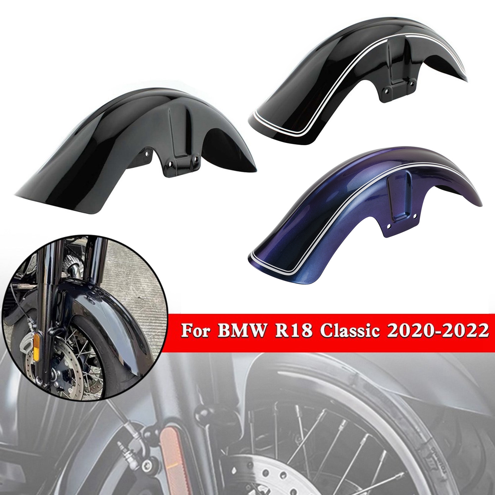 BMW R18 Classic R 18 2020-2022 前擋泥板 前土除-極限超快感
