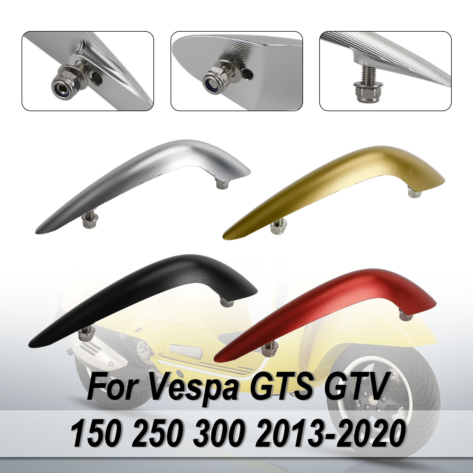 Vespa GTS 150 250 300 13-20 前土除裝飾蓋-極限超快感