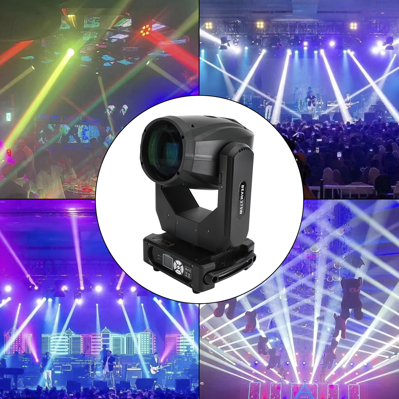 10R Moving Head Beam in Action for DJ Disco Stage