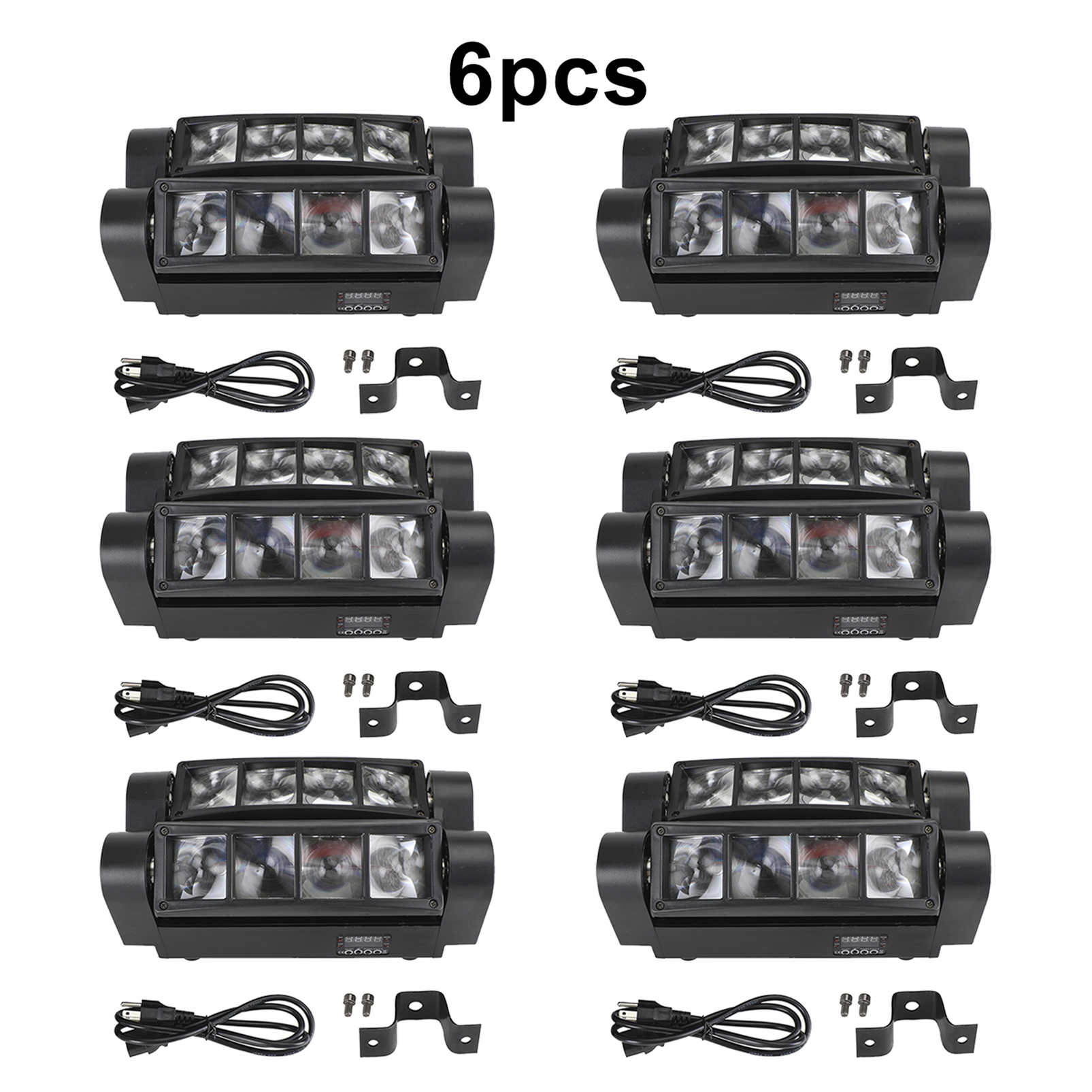 1/2/4/6/8 Pcs 230W 7R Beam Zoom Moving Head Stage Lighting Beam DMX Party DJ Lighting with 8-Prism and Gobo Effects