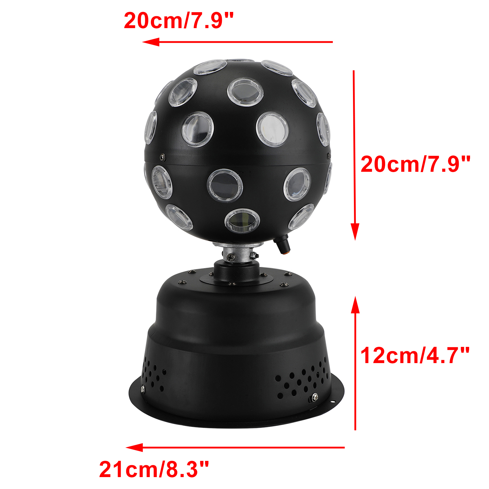 Disco Party Lights Strobe LED DJ Ball Sound Activated Bulb Dance Lamp Stage Show Package Contents