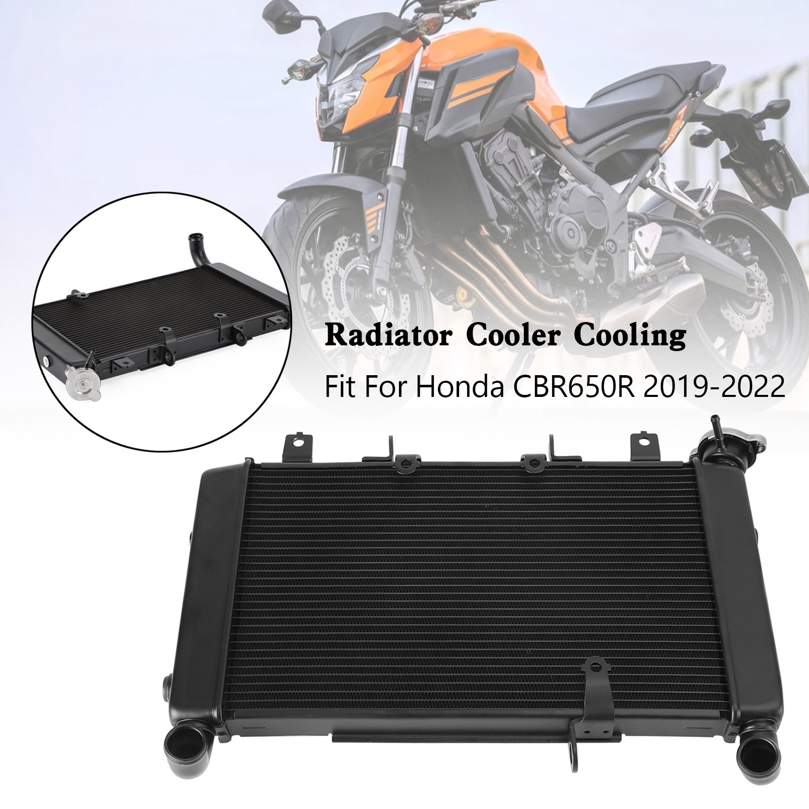 Honda CBR650R 2019-2022 專用水箱散熱器-極限超快感