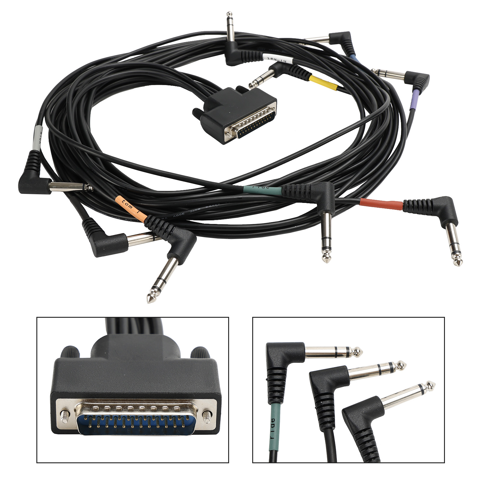 Cable Harness Snake Loom Cord Kit For Crimson Surge Drum Module Turbo Command Full Kit Components
