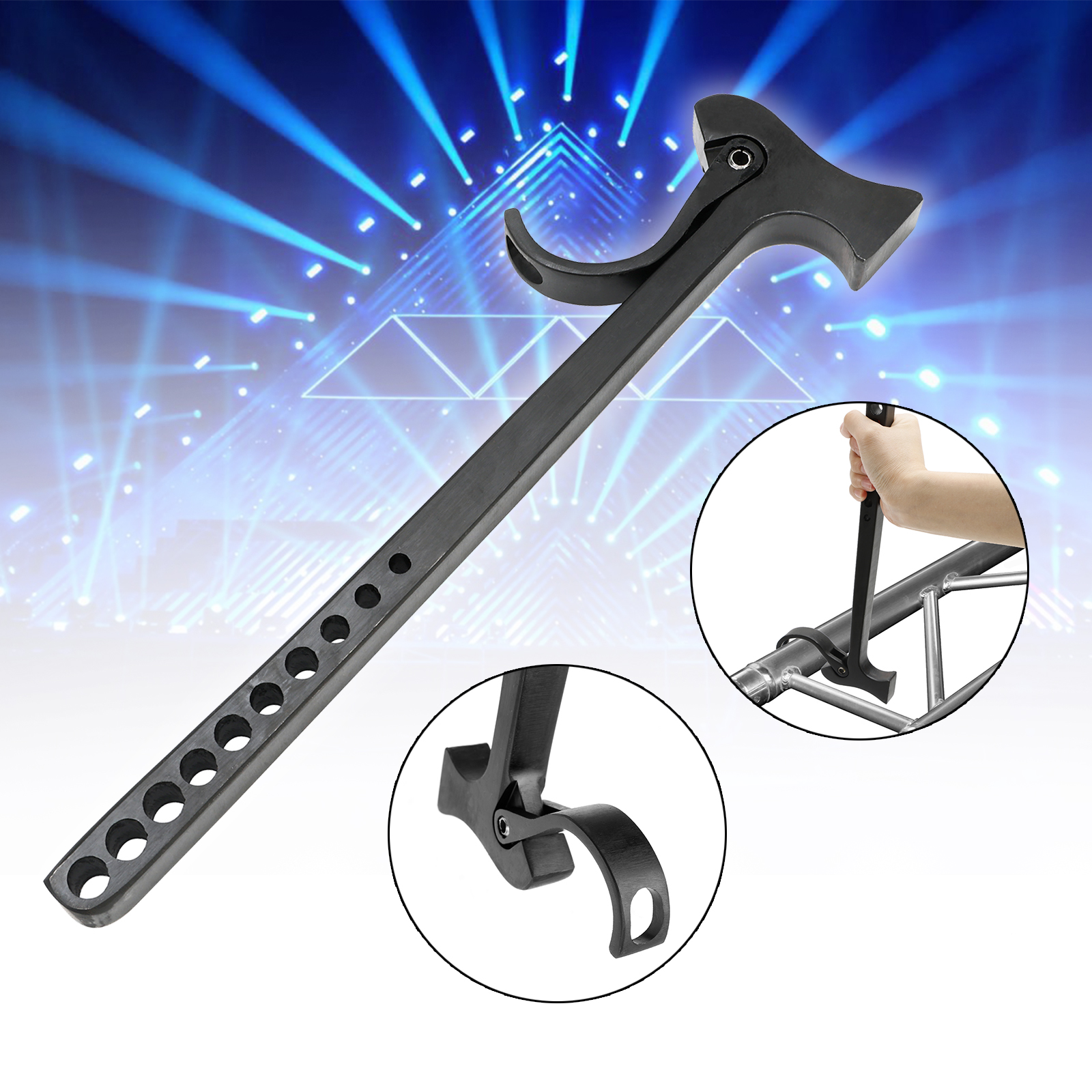 Black Truss Pin Remover Hammer Tool for Global F34 Truss Silent Assembly