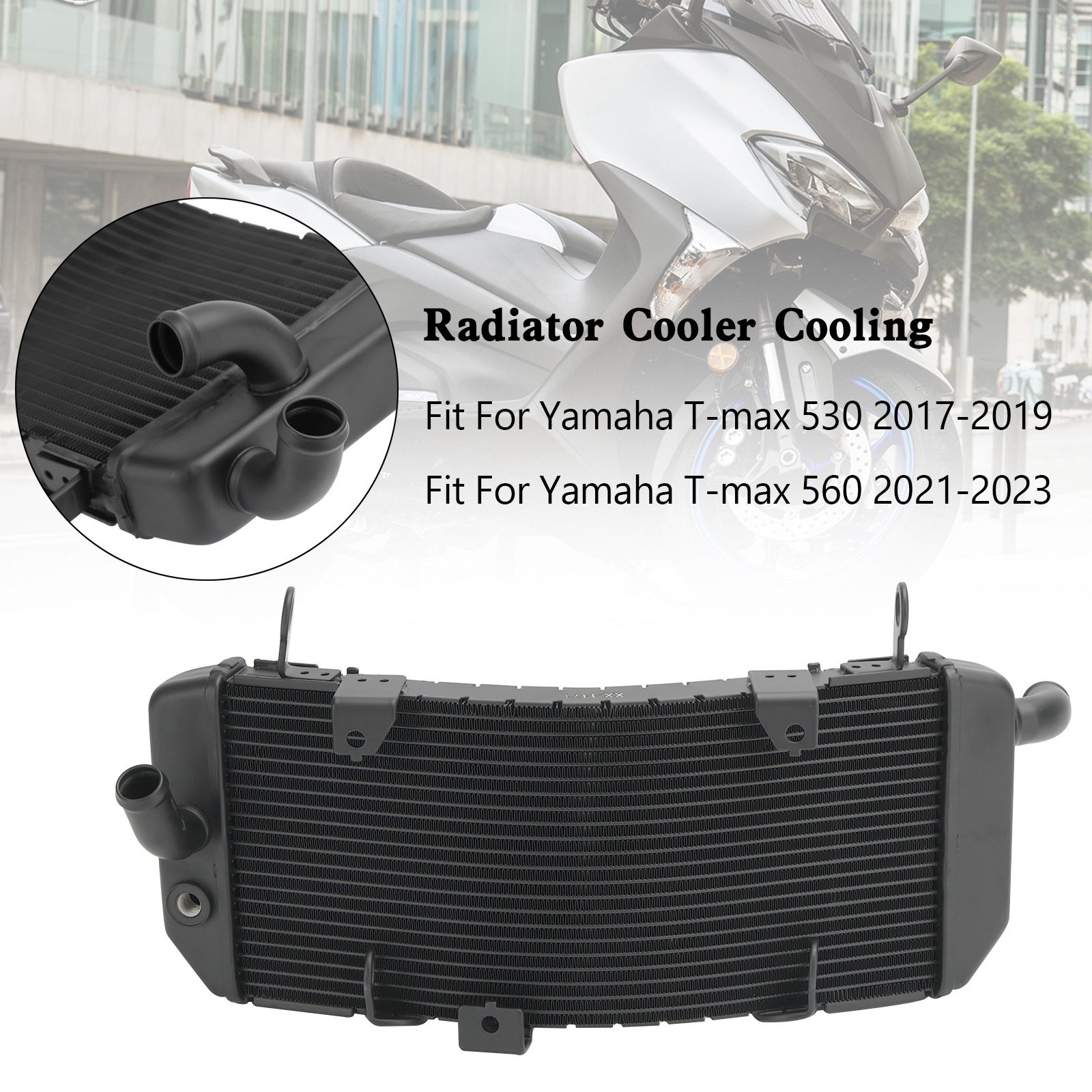 Yamaha T-max 530 17-19 T-max 560 21-23 專用水箱散熱器-極限超快感