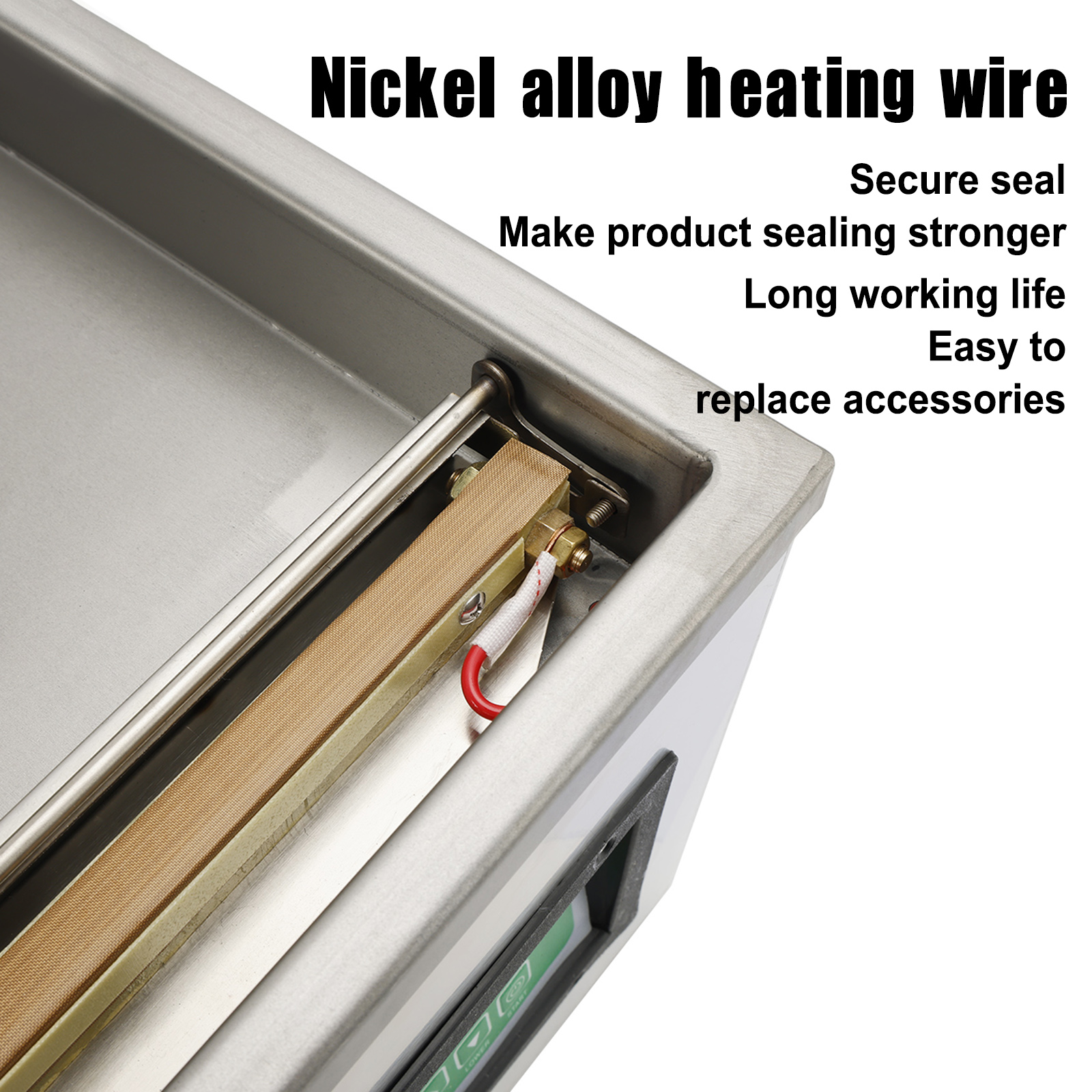 DZ-260C Chamber Vacuum Sealing Packing Machine Commercial Vacuum Sealer 110V Full Package Contents