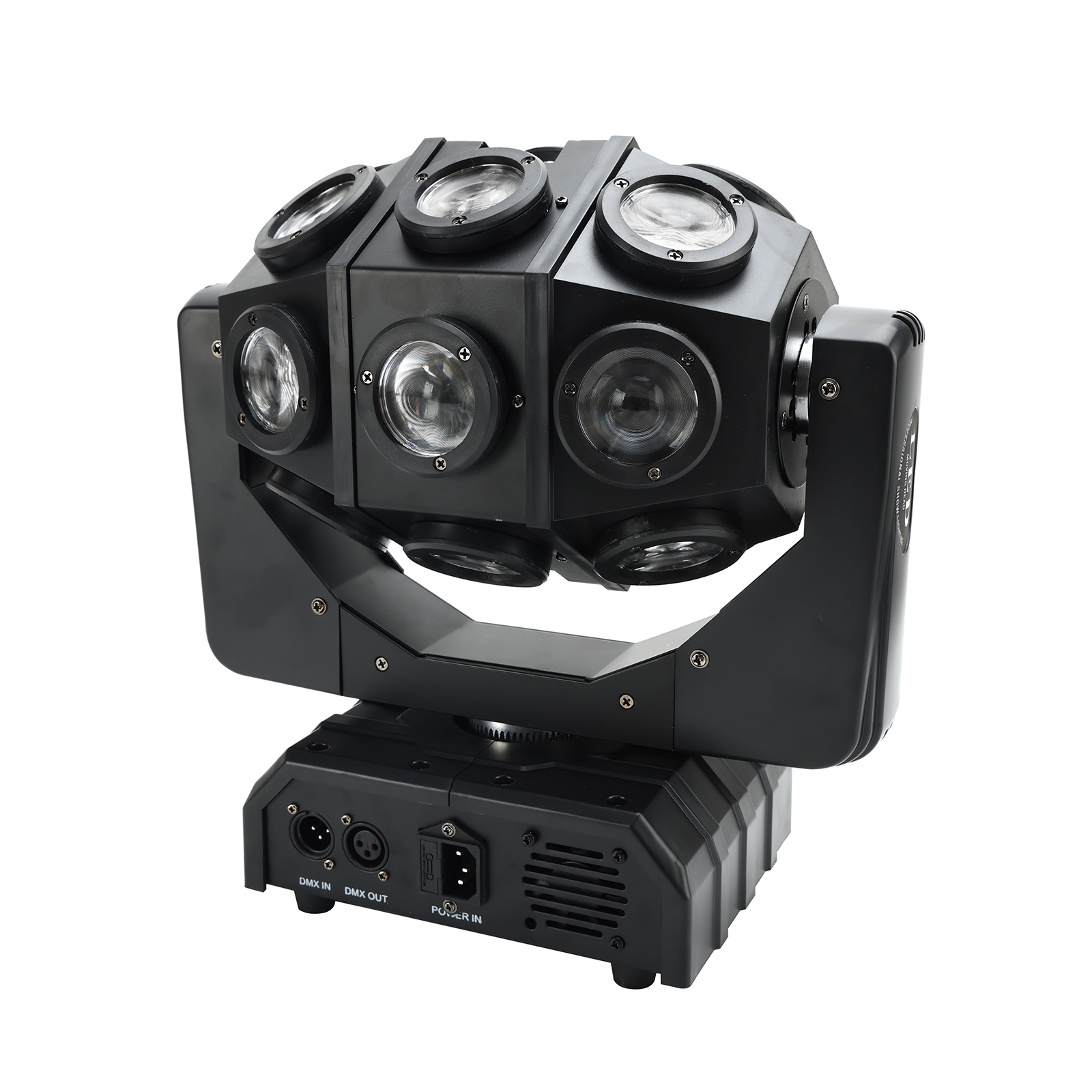 180W RGBW LED Moving Head Stage Light 18 Beam Rotating DMX DJ Disco Party Effect Package with Manual