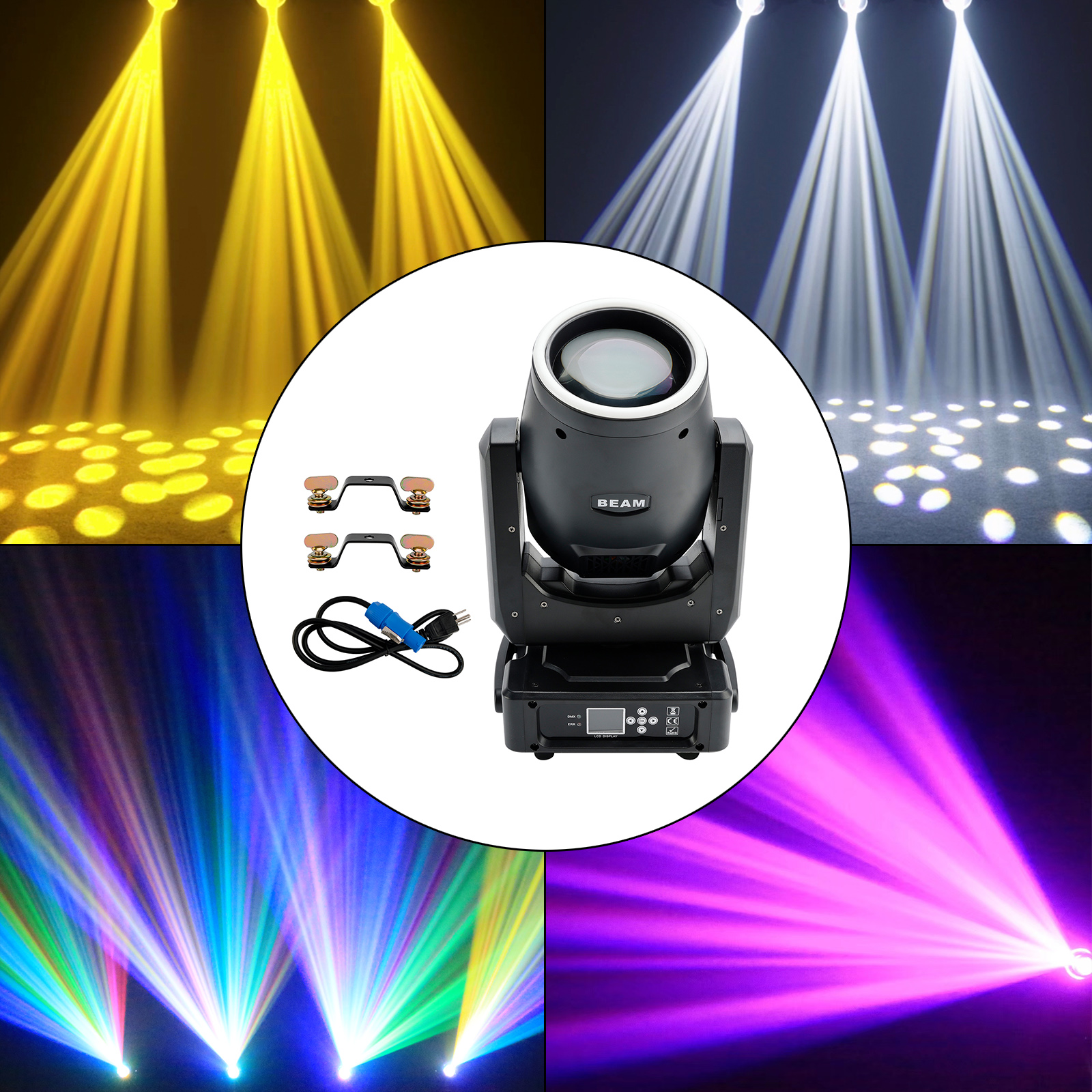 9R 300W Moving Head with Gobo and Prism Effects for Disco