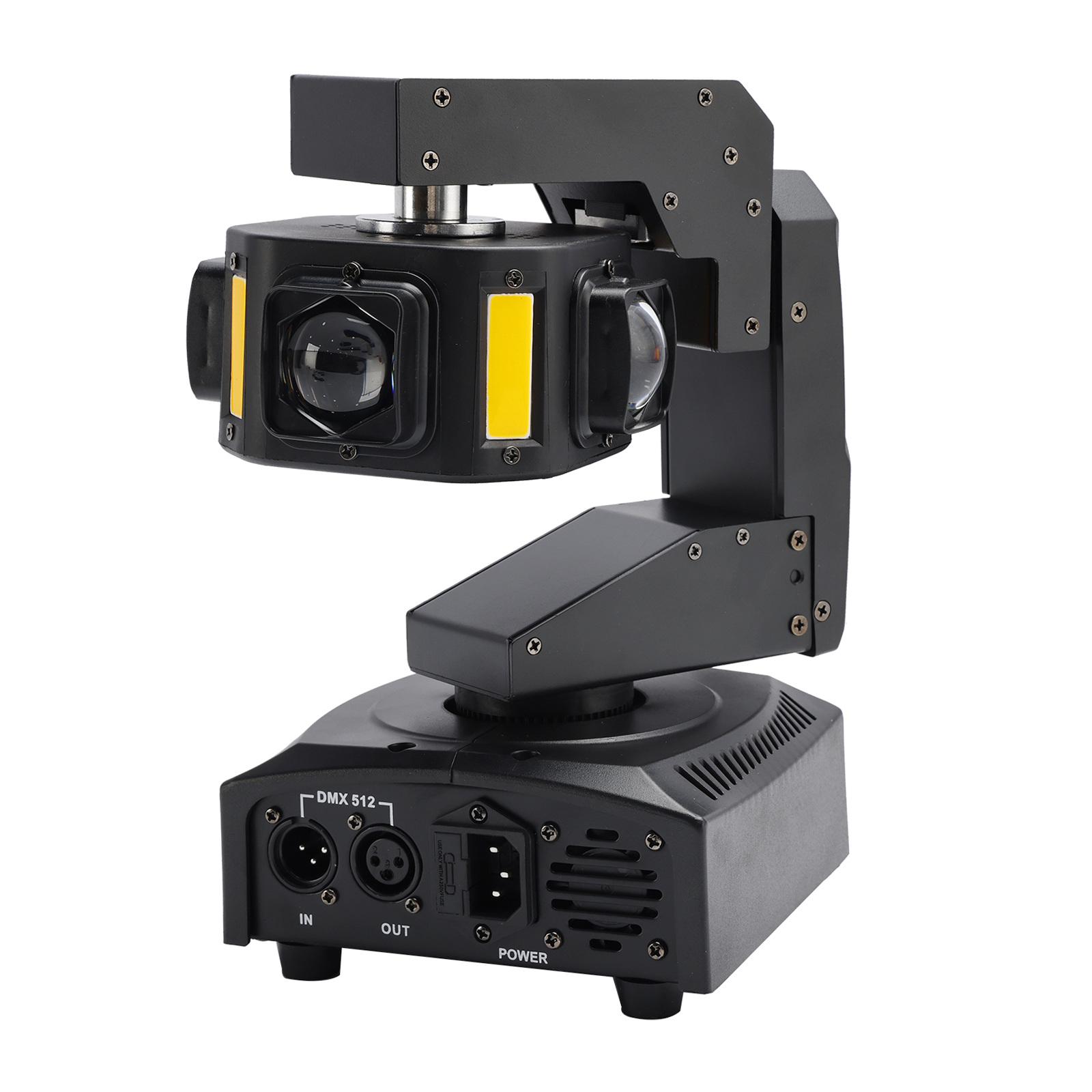 6LED Moving Head Light 3-Axis Beam Stage DMX Spot Disco Party Show Lighting Package and Accessories