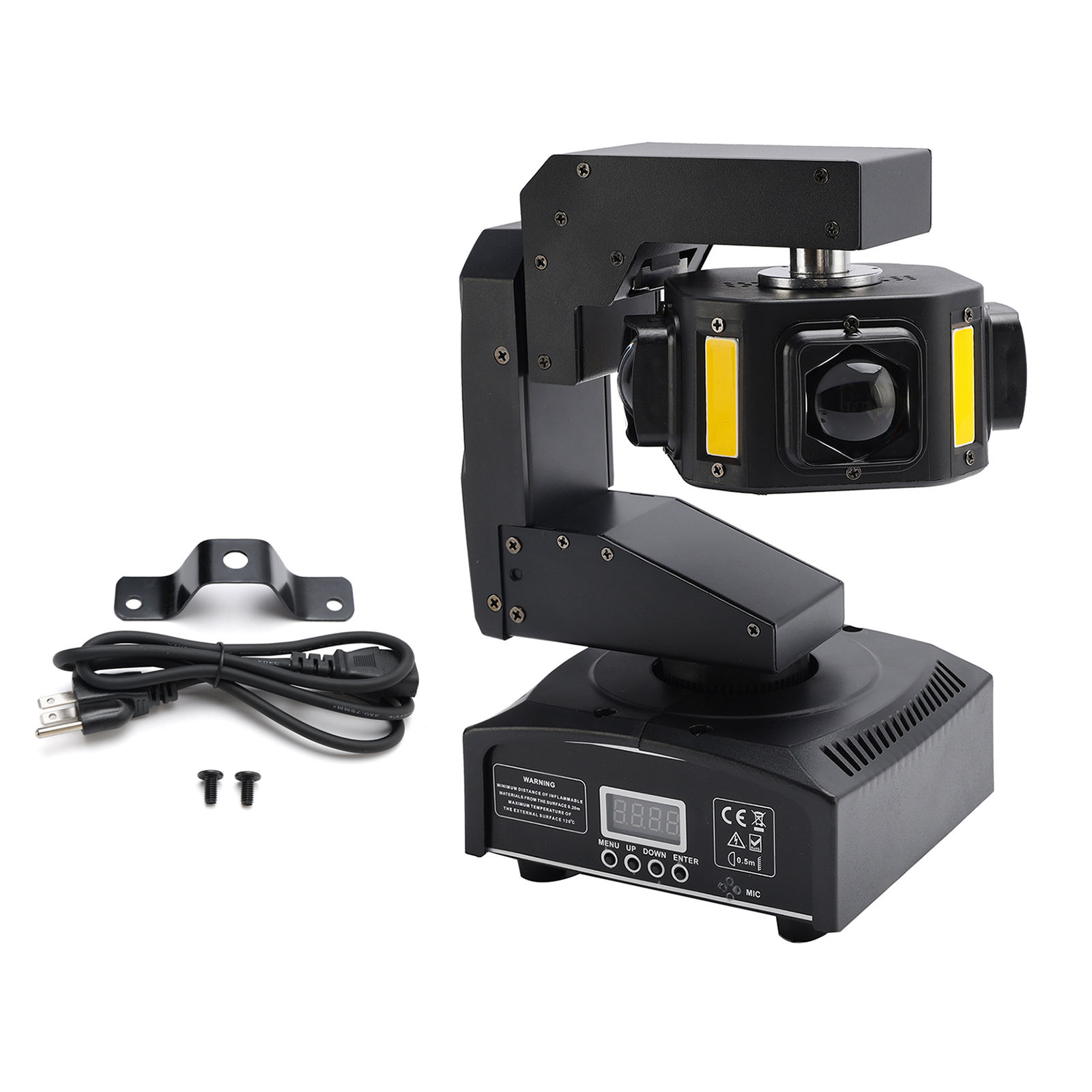 6LED Moving Head Light 3-Axis Beam Stage DMX Spot Disco Party Show Lighting Full Setup in Bar