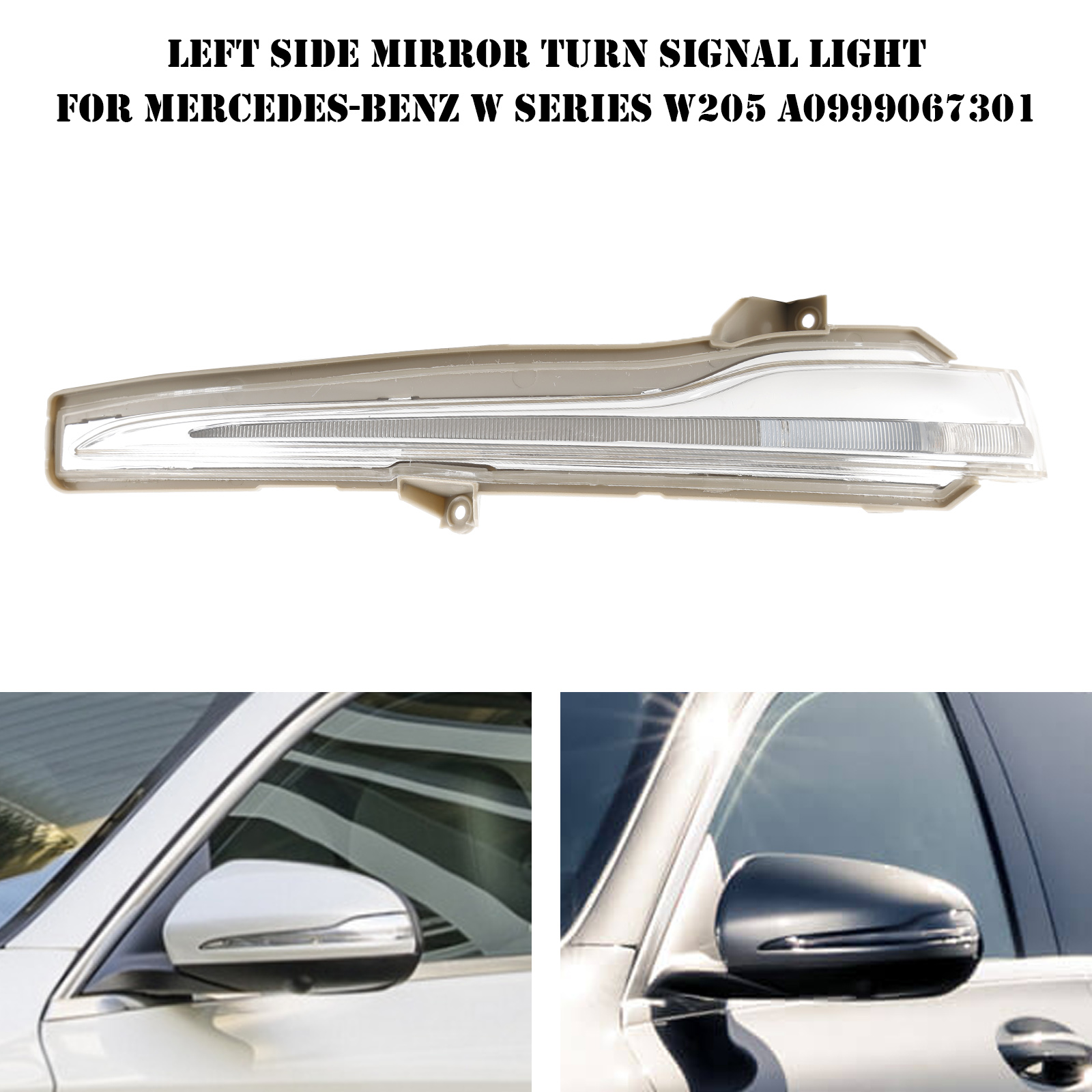 Mercedes-Benz W Series W205 A0999067301 A0999060143 後照鏡方向燈 指示燈 左側