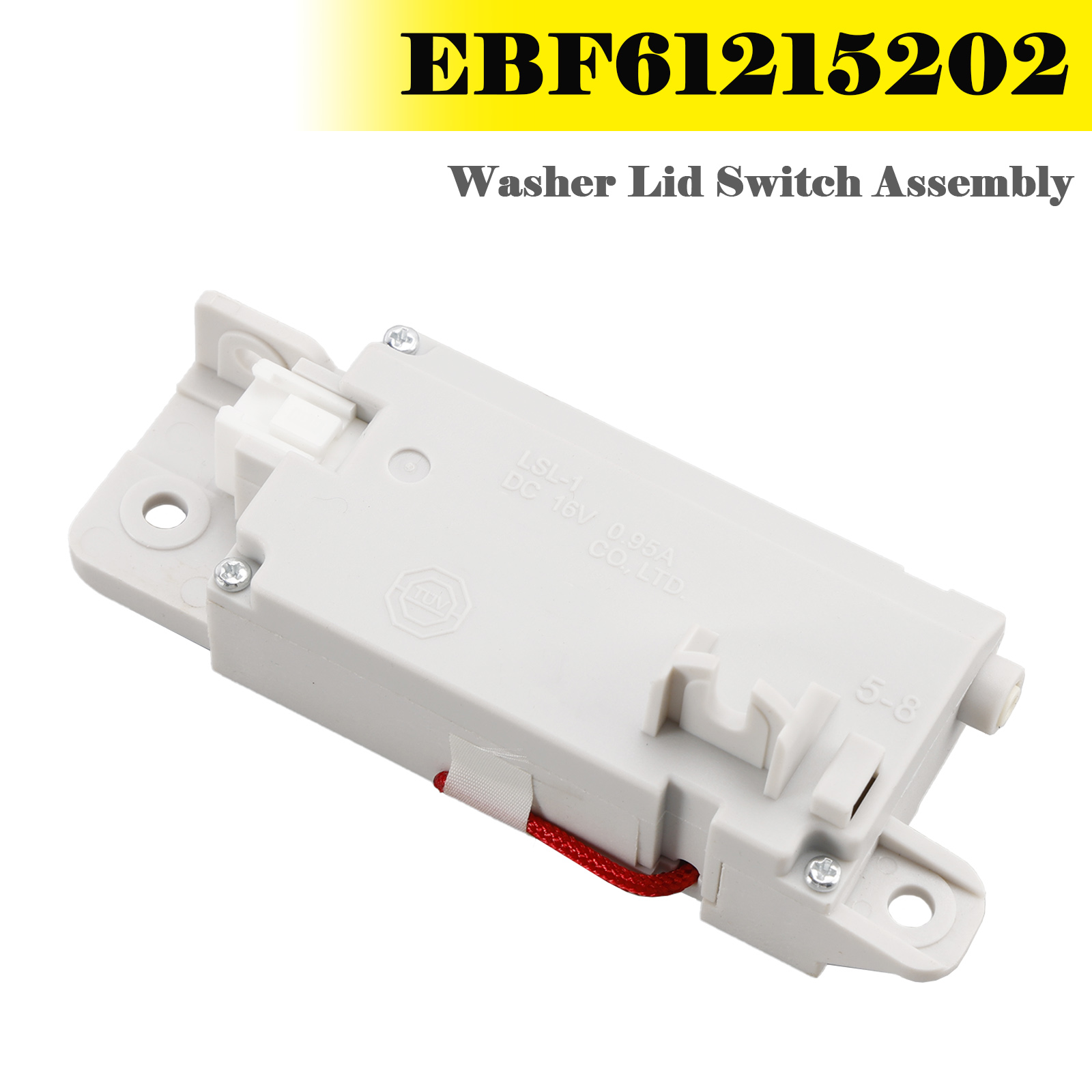 EBF61215202 Washer Lid Switch Assembly for LG Replaces AP5597170 2667077