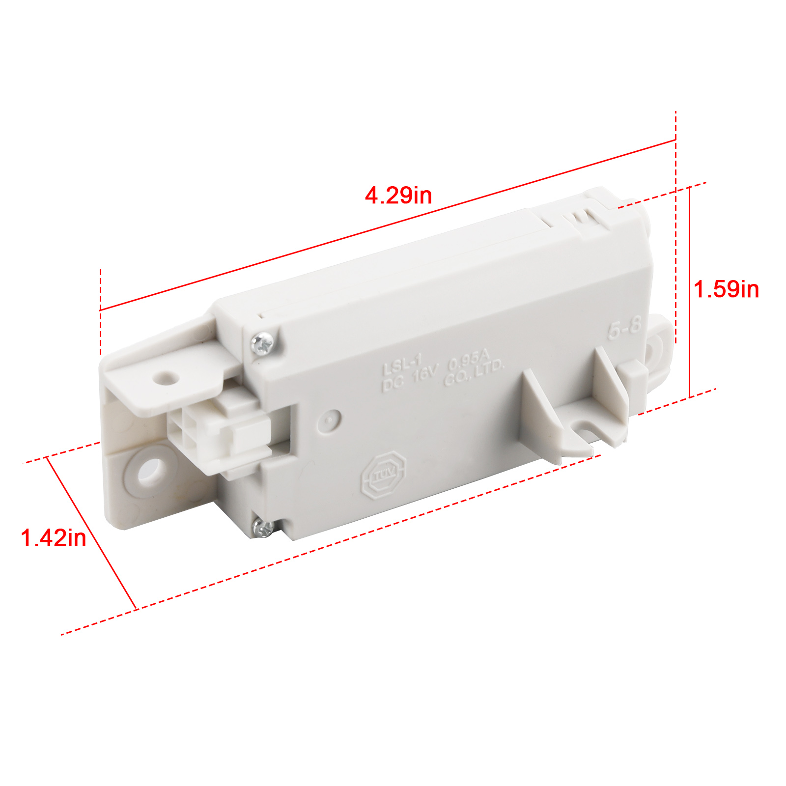 EBF61215202 Washer Lid Switch Assembly for LG Replaces AP5597170 2667077 Lid Detection Feature