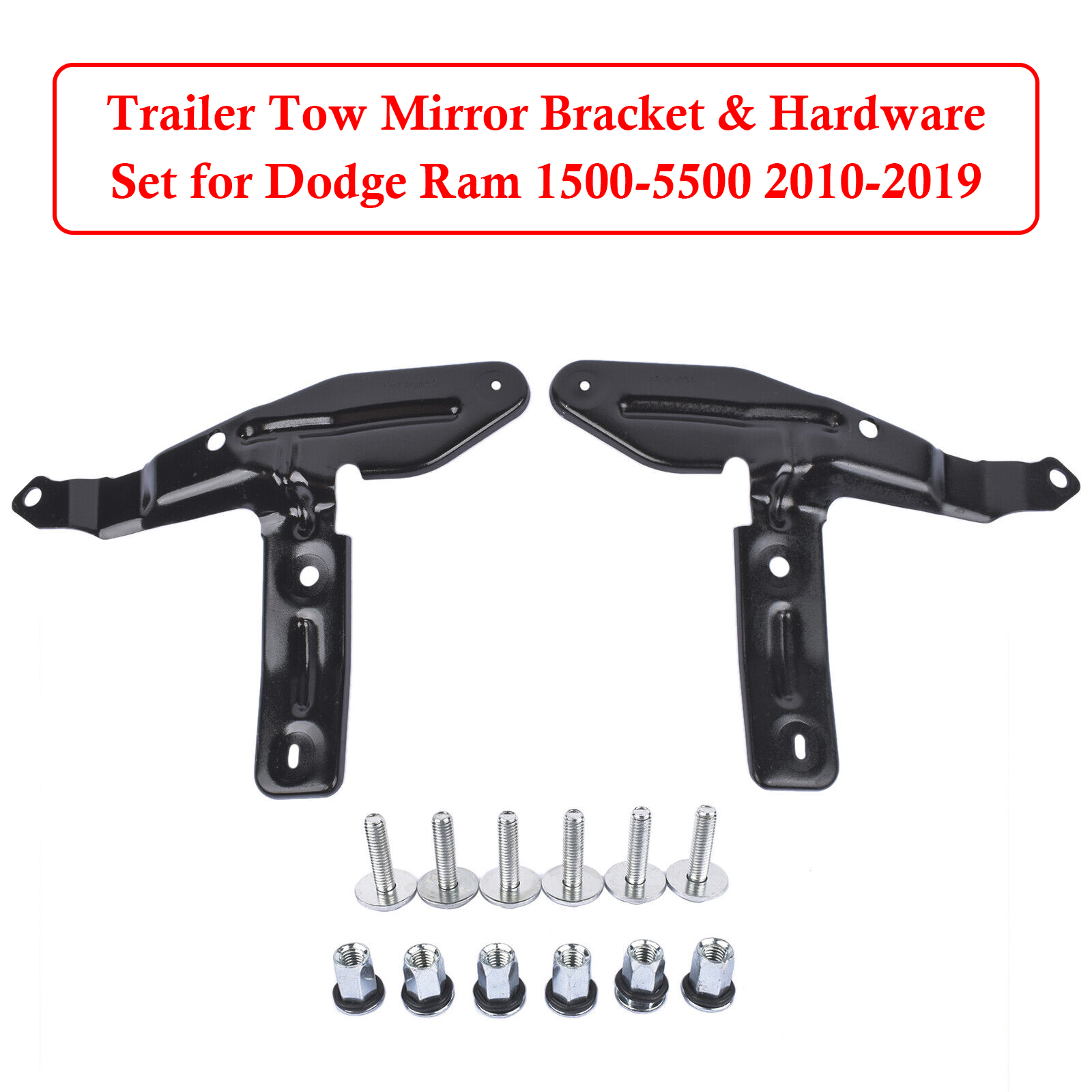 Dodge Ram 1500-5500 2010-2019 倒車鏡 後照鏡 照後鏡支架配件 68078243AA 68078242AA 6508709AA 6507161AA