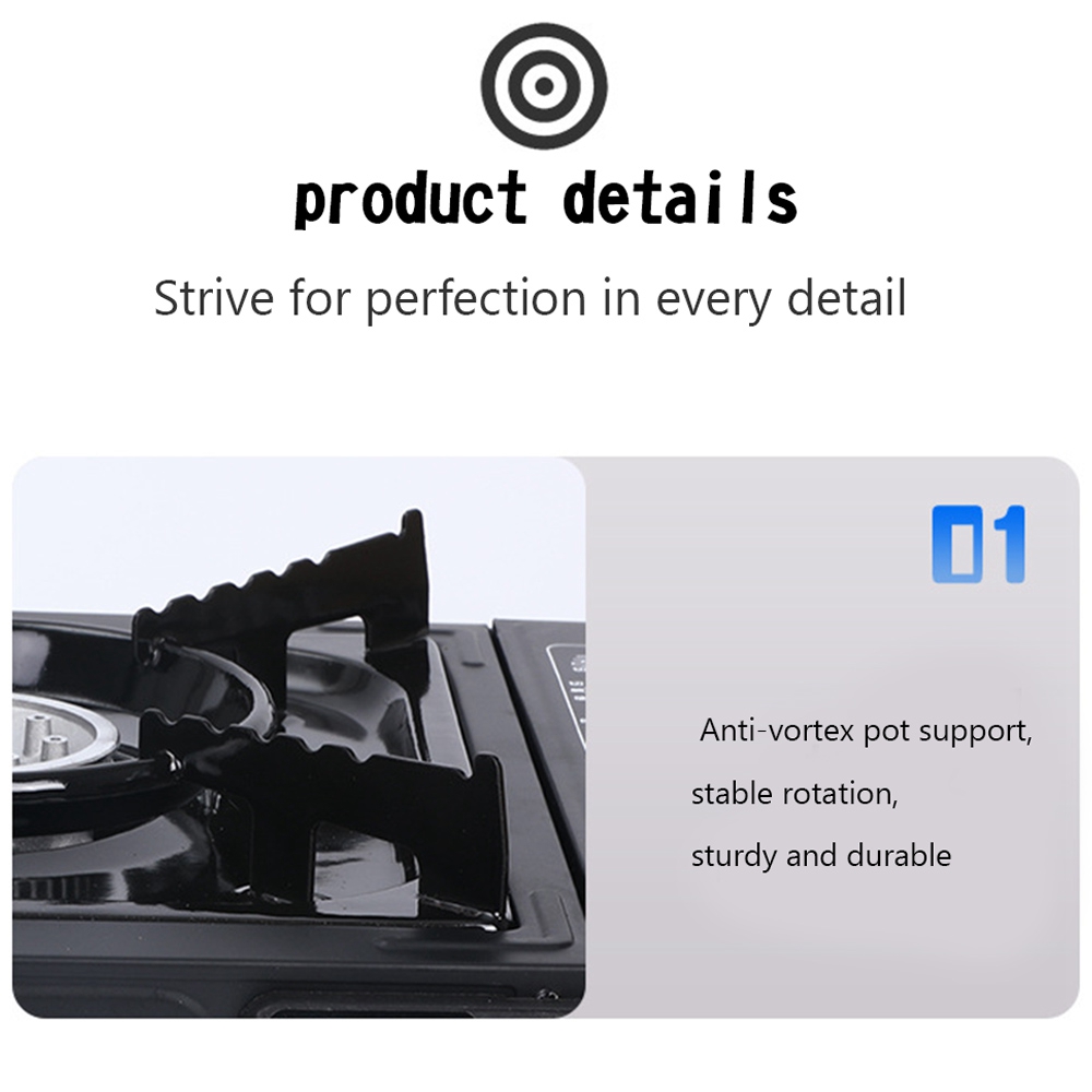 Butane Gas Camping Stove Tabletop Design and Package Contents