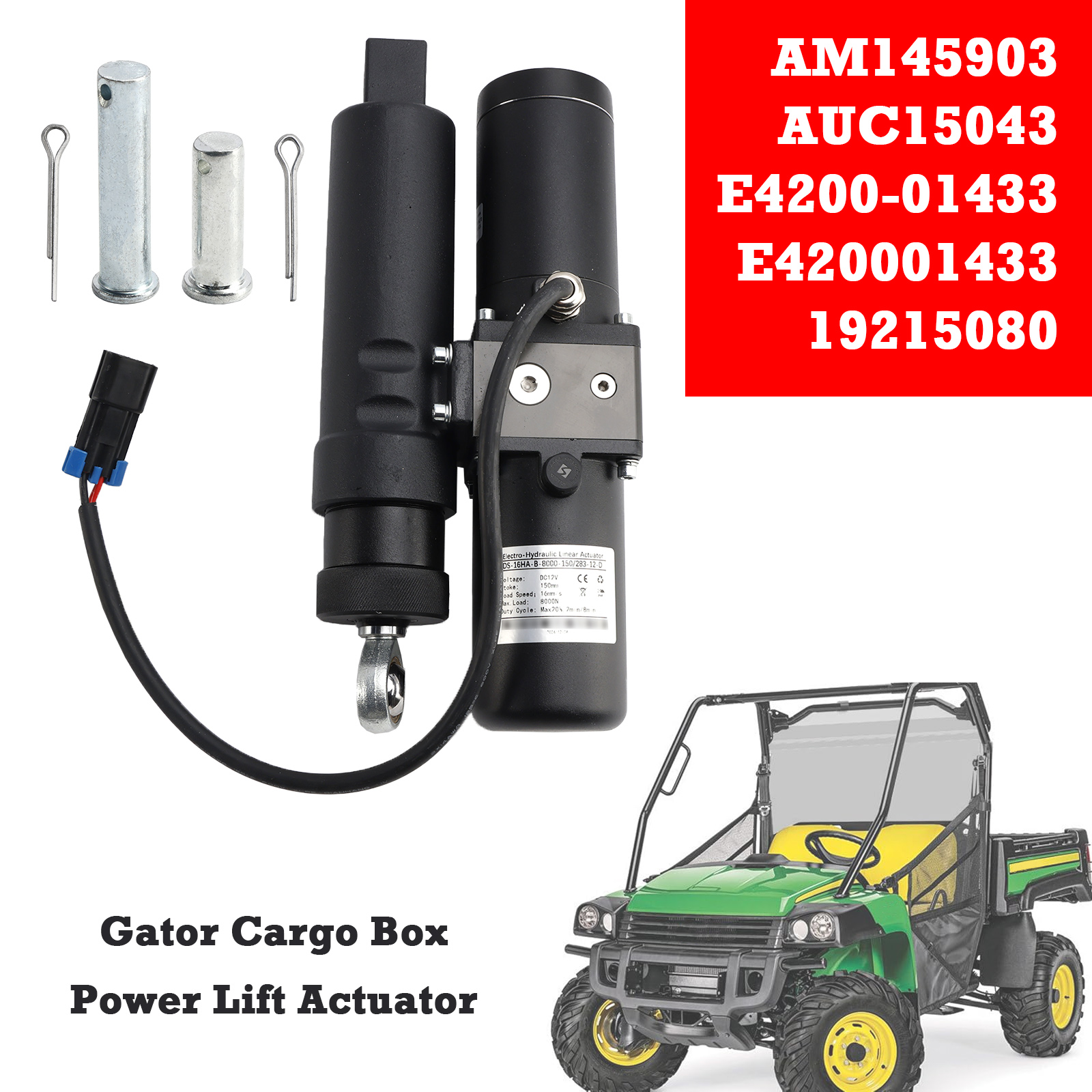 Actuator mounting & dimension details