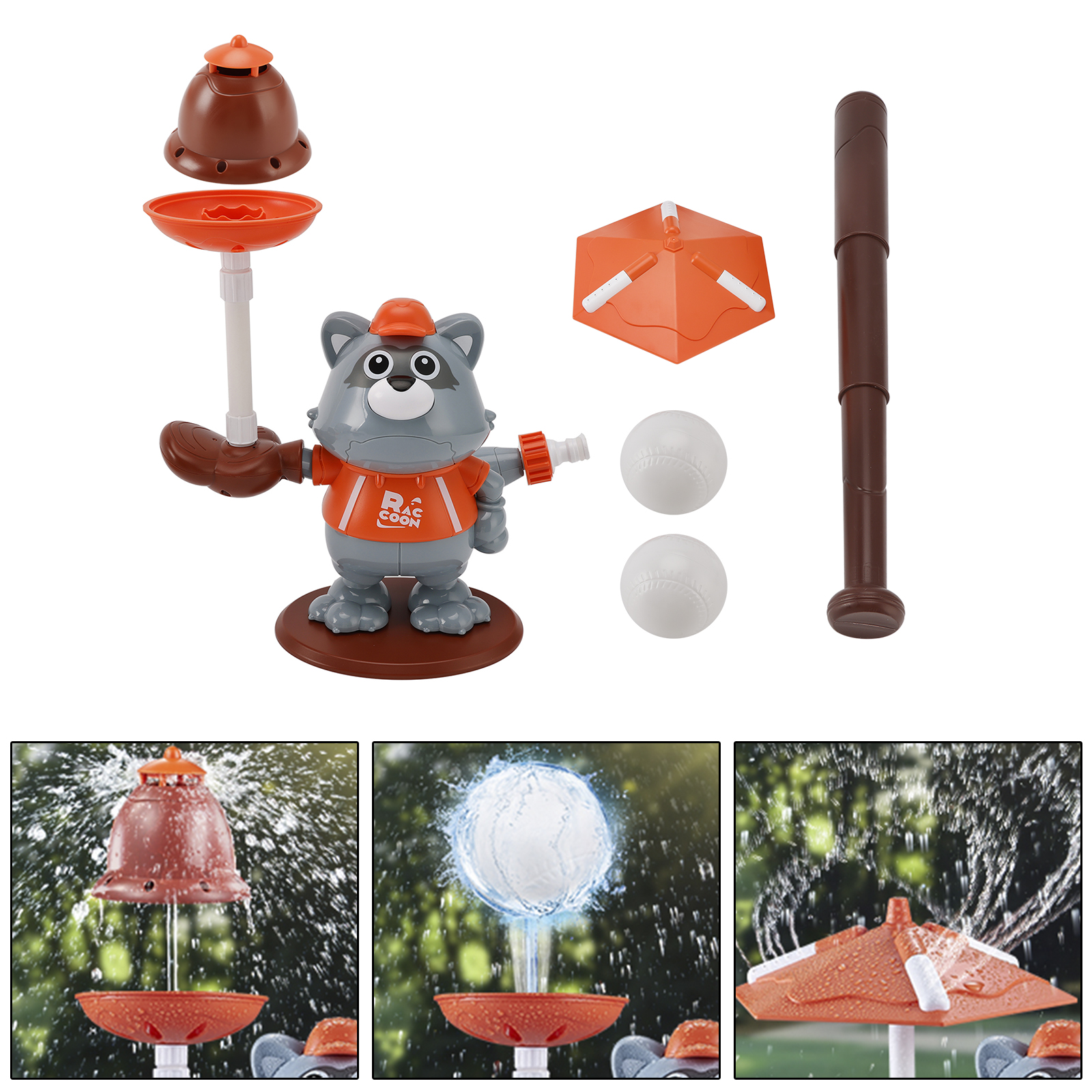Cute animal shape sprinkler outdoor play
