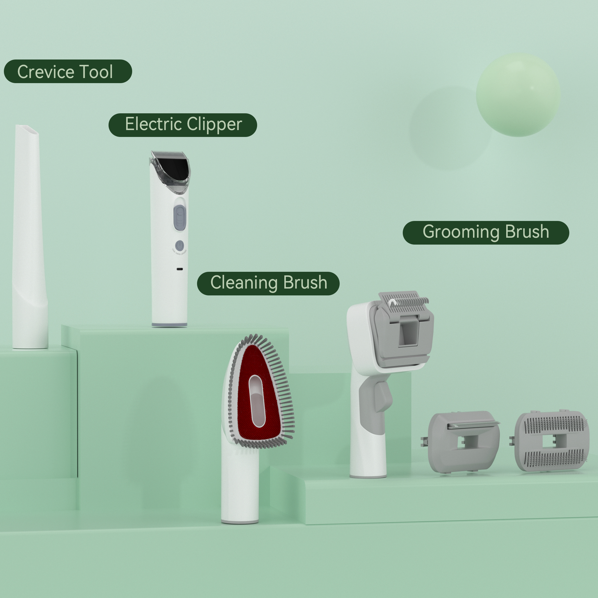 Pet Grooming Kit accessories