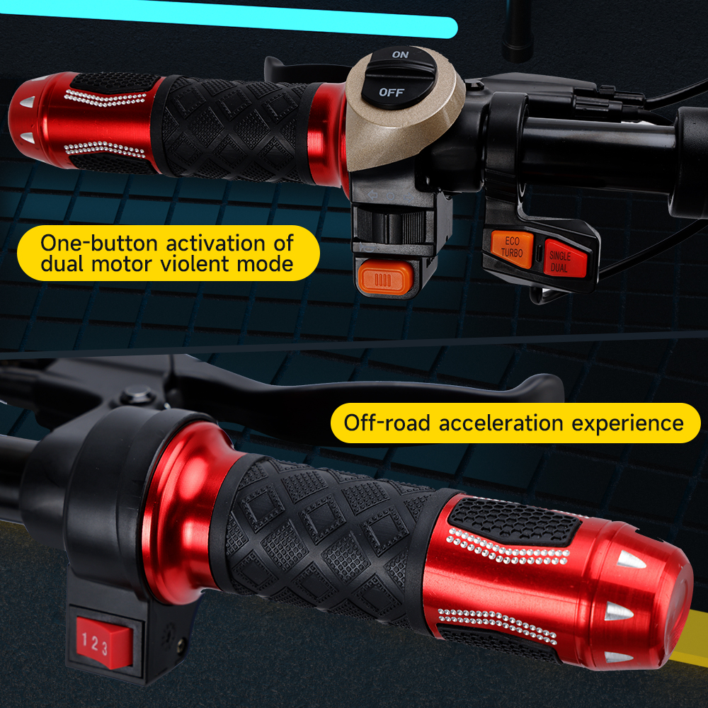MotorGenic 2000W Dual Motor Electric Scooter Foldable Design for Commuting and Off-Road